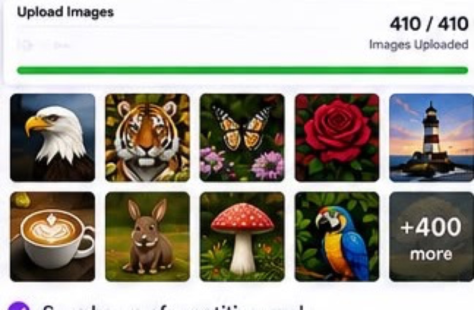 Batch upload preview with many images