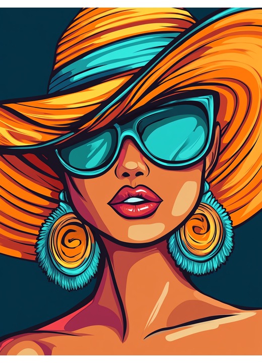 Original elegant lady image