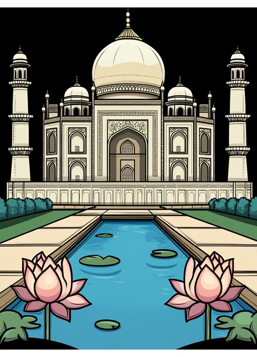 Original taj mahal image