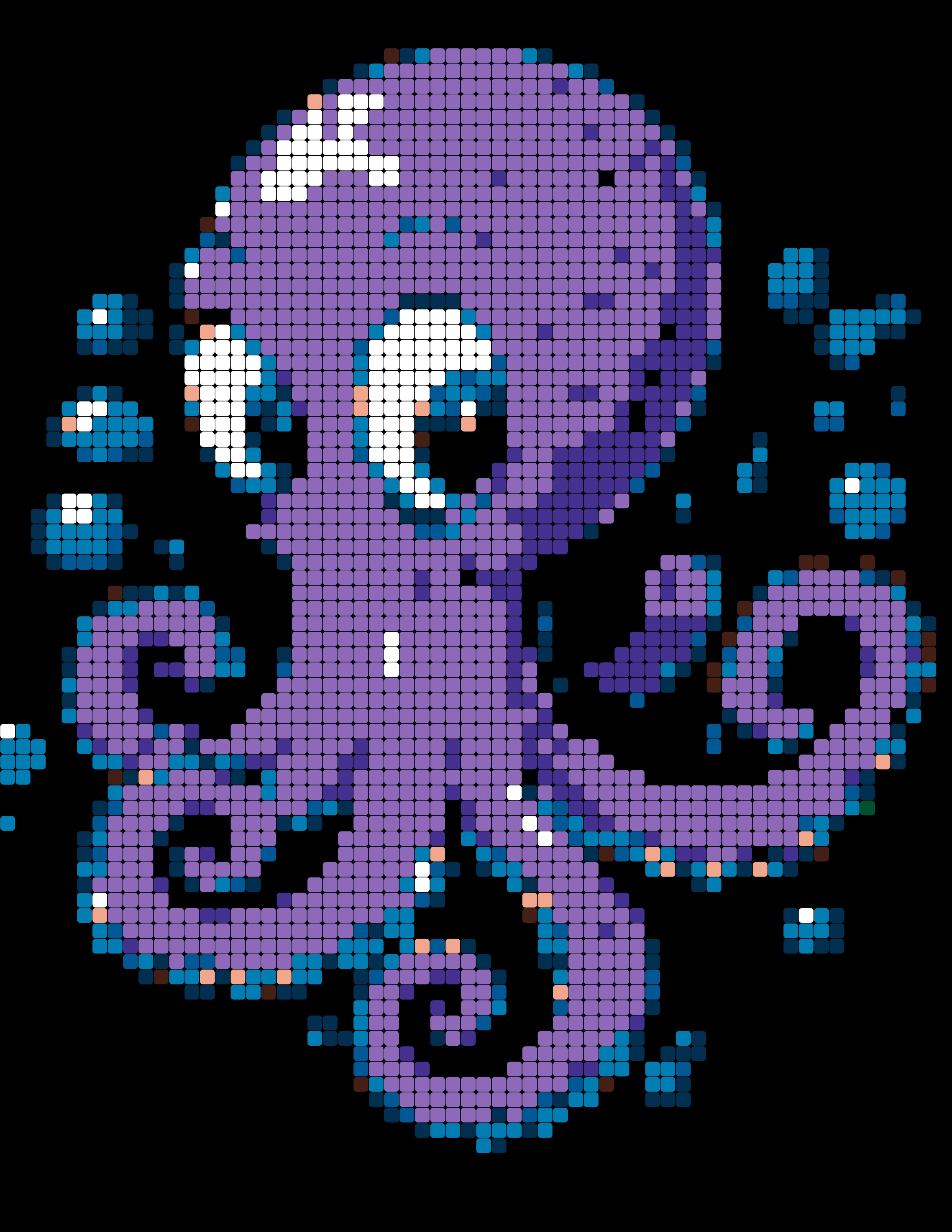 Preview your book pages live in the browser before exporting — a finished octopus mosaic page from a real KDP book