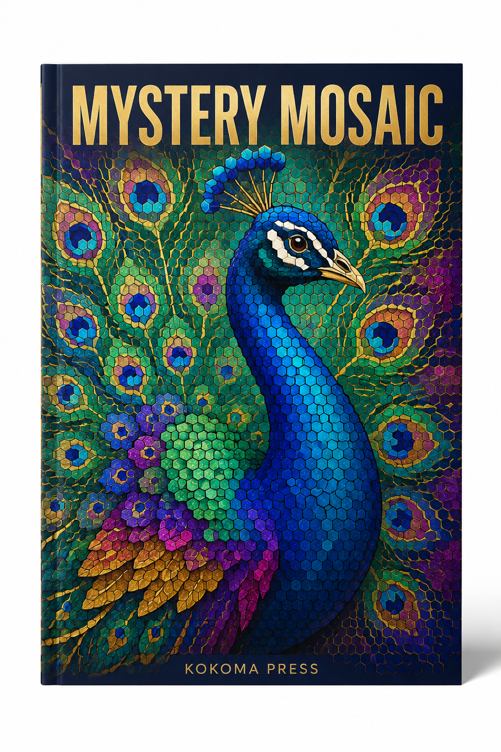 Mystery Mosaic — coloring book cover